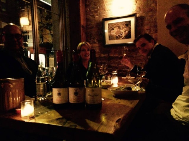 friends dinner wine